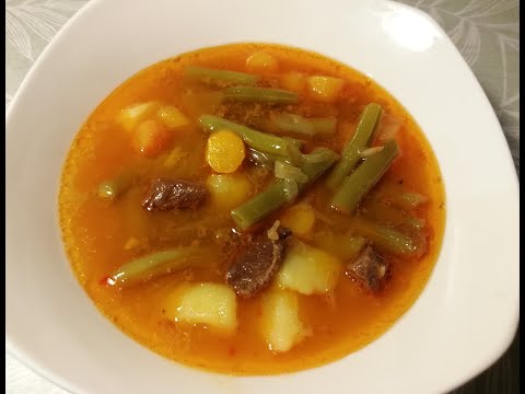 Green Beans Soup with Beef