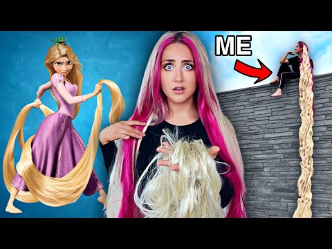 I Survived in the World’s LONGEST HAIR EXTENSIONS