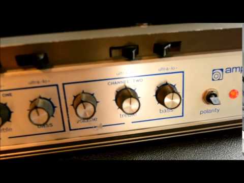 SOLD - Ampeg B-15N Amp for Sale, Late 60s, early 70s.