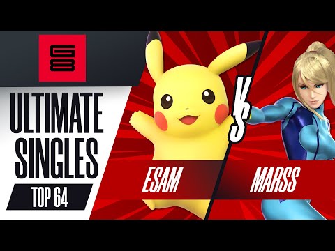 Esam vs Marss - Top 64 Ultimate Singles - Genesis 8 | Pikachu vs Zero Suit Samus