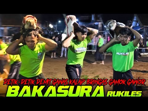 GANAS!! Detik-detik Demit Bantengan BAKASURA Kalap Tak Terkendali Penonton Semburat Berjamaah 