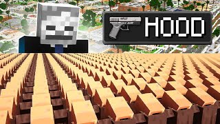 Download lagu I Took 1,000,000 Villagers to The HOOD mp3