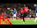 All the Angles | Anthony Martial v Everton | Manchester United 2-1 Everton | Premier League