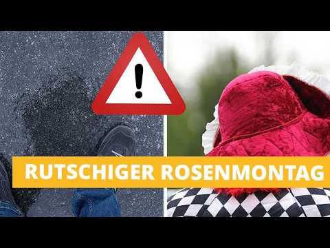 Tomorrow's weather: Slippery Rose Monday! It will be icy here.