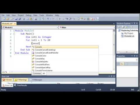 Visual Basic - 26 - For Next Loop
