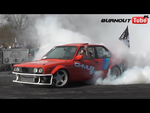Mistrz Pokazu mocy klasa PRO - BMW E30 4.0 V8 "CHMUR" - Majówka z BMW 2022 Toruń