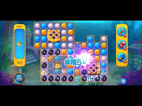 Fishdom level 9707 no boosters フィッシュダム ノーマル
