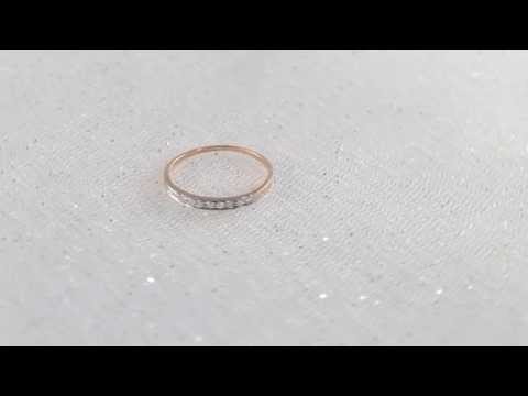 VP Jewels: 18K SOLID ROSE GOLD 0.10KTS GENUINE DIAMONDS ETERNITY BAND RING -SIZE 6.5 US