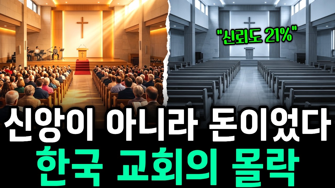 세습, 헌금, 그리고 침묵… 한국 교회가 스스로 무너진 이유