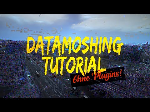 Datamoshing Glitch Videoeffekt Anleitung ohne Plugins - komplett kostenlos | Tutorial Deutsch
