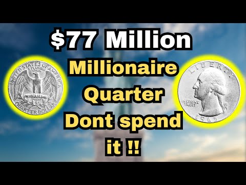 1965 Most Valuable Silver Washington Quarter Dollar Worth Millions-Quarters to Look For!!