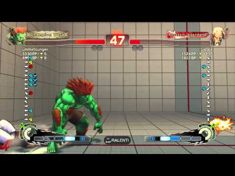 SSF4-AE: ummetsunger [Blanka] vs Gipala [Gen]