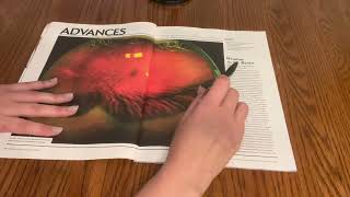 ASMR Soft Spoken Scientific American Magazine Review