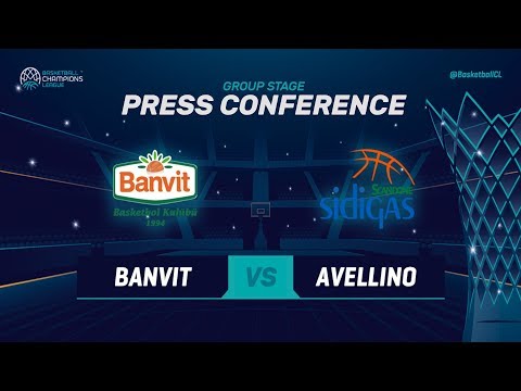 Banvit v Sidigas Avellino - Press Conference - Basketball Champions League 2018-19
