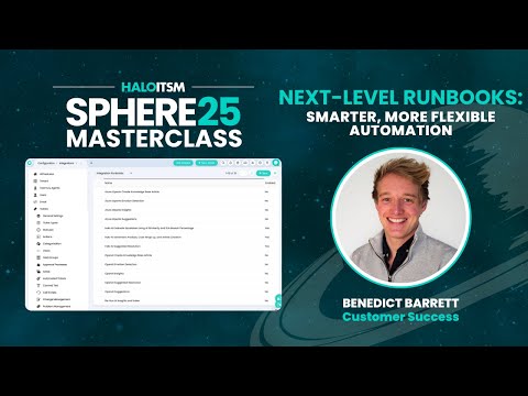 Next-Level Runbooks: Smarter, More Flexible Automation | Halosphere Masterclass