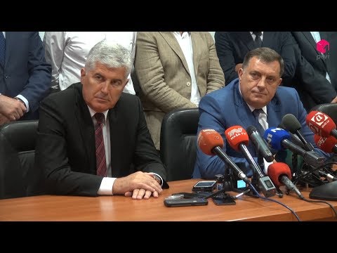 PRVI TV// Sastanak Dragana Čovića i Milorada Dodika