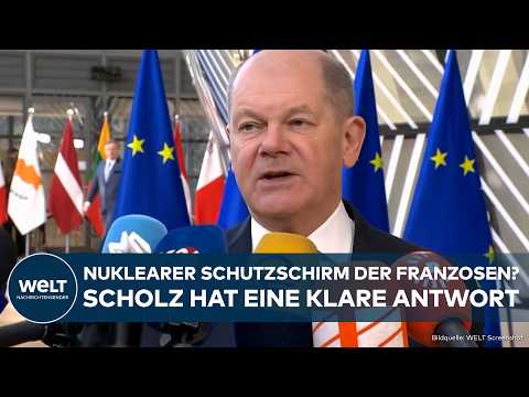 EU-GIPFEL IN BRÜSSEL: "Das war klar" - Auf diese Frage reagiert Olaf Scholz süffisant