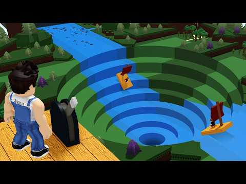 I Created a world eating Sink Hole in Build a Boat!