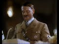 Adolf Hitler Speech Color