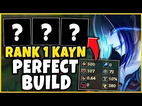 #1 KAYN WORLD PERFECT KAYN BUILD (CAN ACTUALLY 1V9) - League of Legends