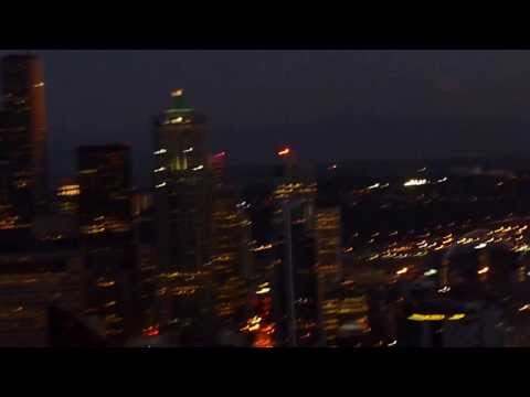 View from Space Needle at night, Seattle