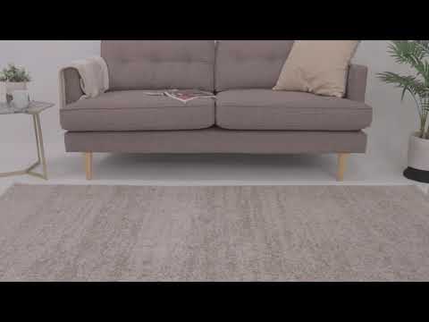 Tapis Good Times IV Polypropylène / Coton - Beige - 185 x 275 cm