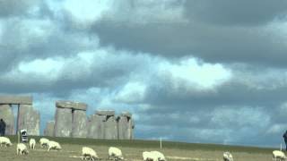 driving past stone henge wiltshire march 2014