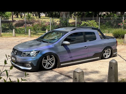 Ploteando una Volkswagen Saveiro Cross en Candy Flip