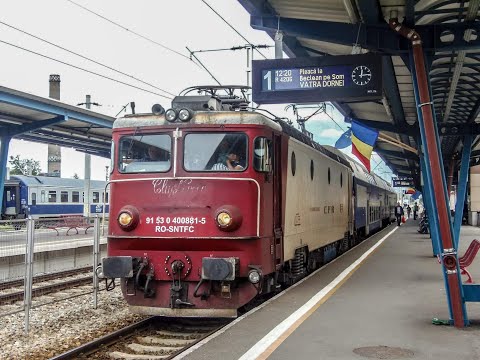 R 4206 Bistrita Nord - Vatra Dornei leaves Bistrita Nord railway station with EA 40-0881-3