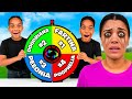 SPINNING MYSTERY WHEEL DECIDES OUR BABY NAME