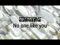 Scorpions - No one like you (Lyric Video)