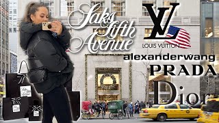NEW YORK LUXURY SHOPPING VLOG! ft. Saks, Louis Vuitton, Bergdorfs etc.