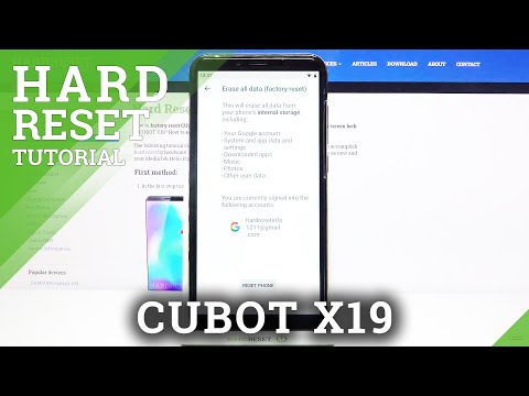 How to Factory Reset CUBOT X19 – Perform Hard Reset via Settings