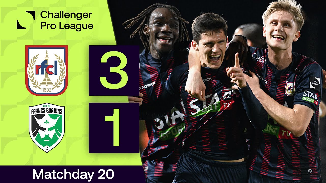 R Liège vs Royal Francs Borains Highlights