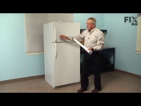 Frigidaire Refrigerator Repair – How to replace the Shelf Door Shelf Retainer Bar End Cap