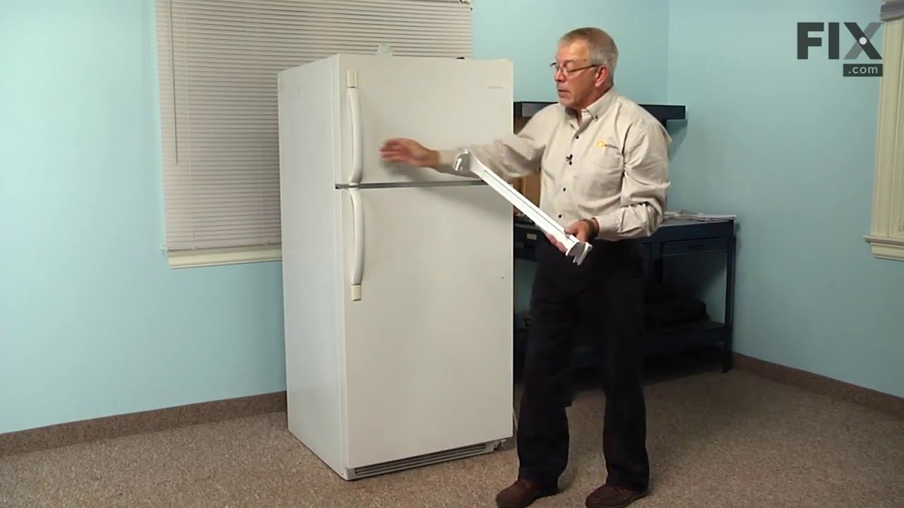 Replacing your Door Shelf Retainer Bar End Cap - Left Side Replacing your Door Shelf Retainer Bar End Cap - Left Side