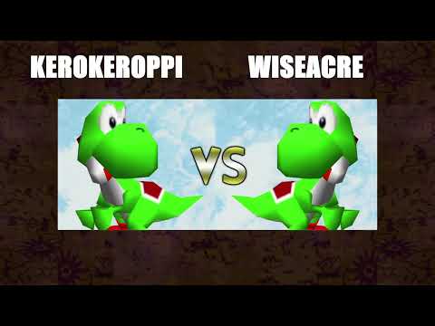 WHORE - KeroKeroppi (Yoshi) Vs. Wiseacre (Yoshi) SSB64 Smash Bros Tournament