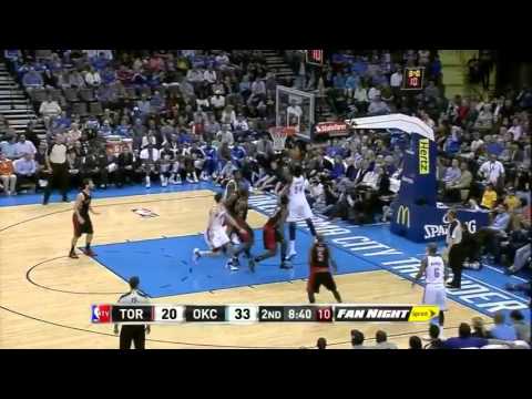 Thunder's INCREDIBLE BALL MOVEMENT - Toronto Raptors vs Oklahoma City Thunder - 06/11/2012