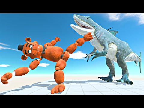 Dinosaurs & Animal Team vs Scary Team - Animal Revolt Battle Simulator