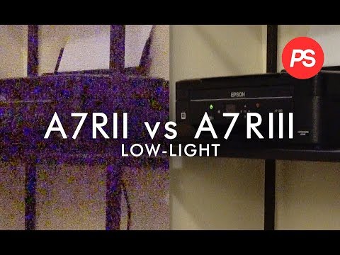 Sony A7RII vs A7RIII High ISO Comparison