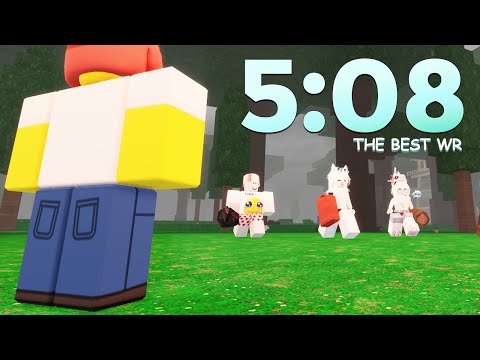 WORLD RECORD Trio Speedrun of 99 Night in the Forest 4 Finding 4 Childrens – Full Gameplay (5:08)