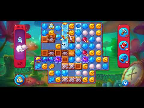 Fishdom Hard level 10518 no boosters フィッシュダム ハード