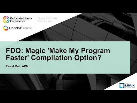 FDO: Magic 'Make My Program Faster' Compilation Option?