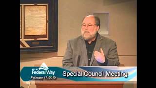 preview picture of video '02/17/2015 - Federal Way City Council - Special Meeting'
