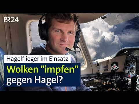 Risky mission: Why hail planes "vaccinate" the clouds during thunderstorms | BR24 on site