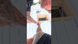 Skylight flashings and standing seam back tray