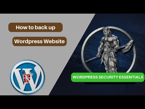 Back up Your Wordpress Website Video 3