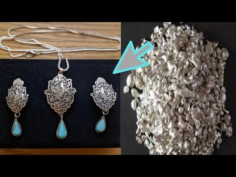 Making silver jewelry at home_how to make silver jewelry_teaching to make _Made of handmade silver