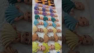 Minha produção de apliques de biscuit https://s.shopee.com.br/40burYLsH8....moldes Faby Rodrigues...