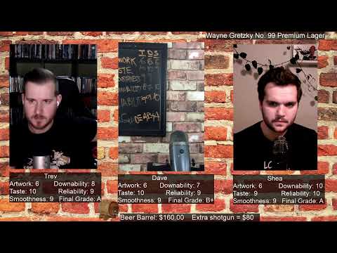 Beer Me LIVE - Remote Episode 24 - Wayne Gretzky No. 99 Premium Lager Revew